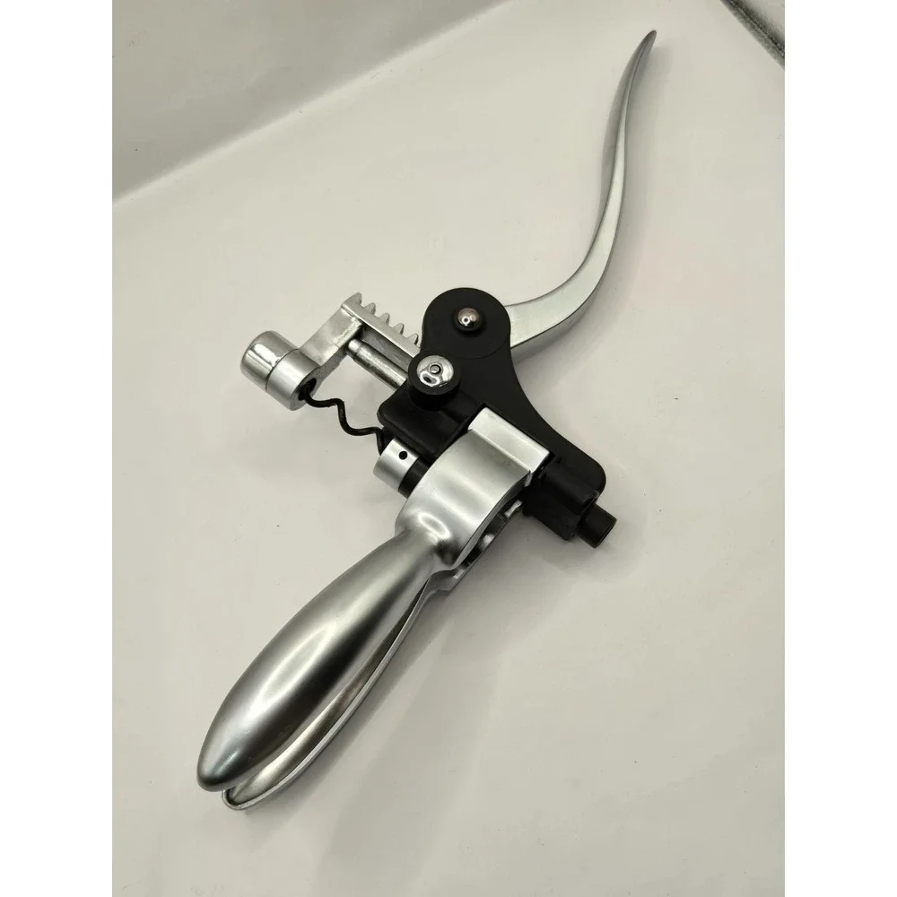 Wine Bottle Opener, Manual Handheld Corkscrew with Lever Pump W/stand